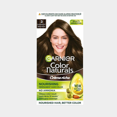 Color Natural Hair Colour Darkest Brown Shade 3