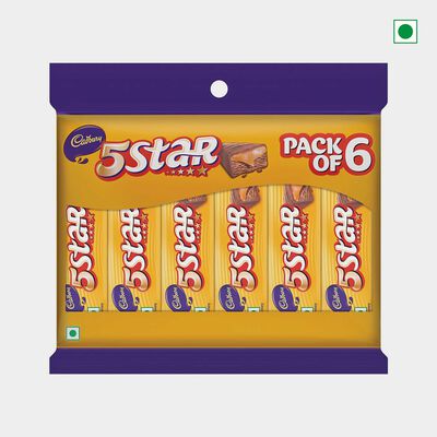 5 Star Chocolate Bar (Pack of 6)