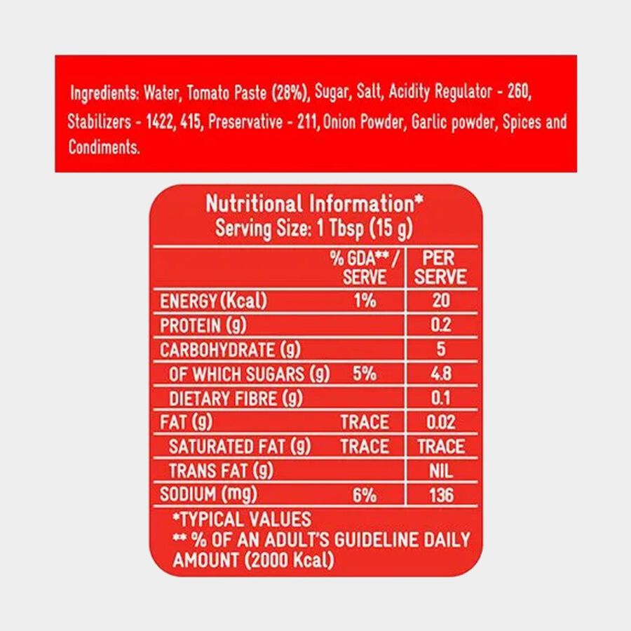 Tomato Ketchup Doy Pack, , large image number null