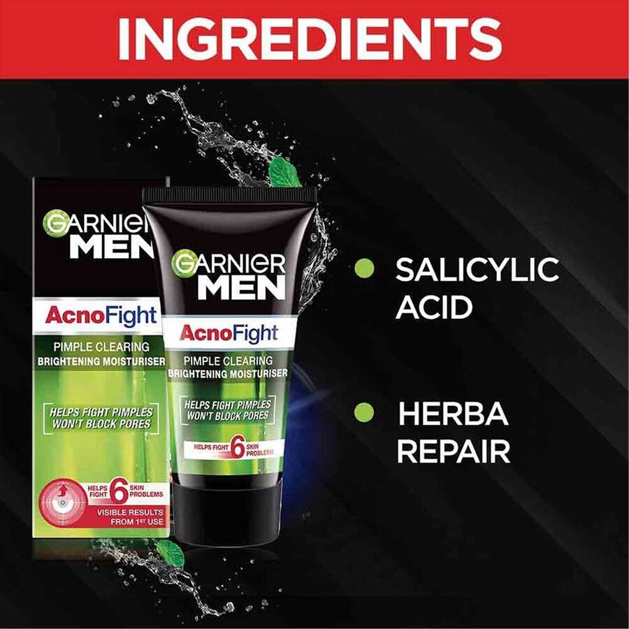 Men Acno Fight Pimple Clearing Brightening Cream Moisturizer, , large image number null