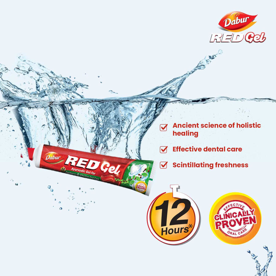 Red Gel Tooth Paste, , large image number null
