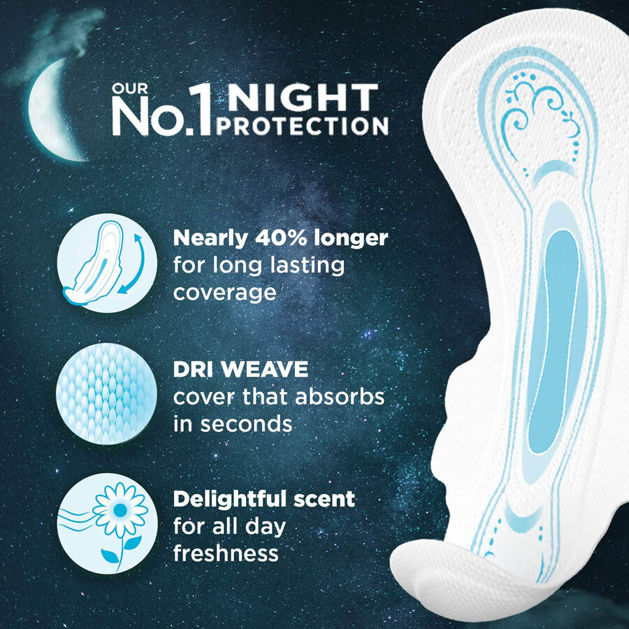 Sanitary Pad - Ultra Nght Xxl 16Pad, , large image number null
