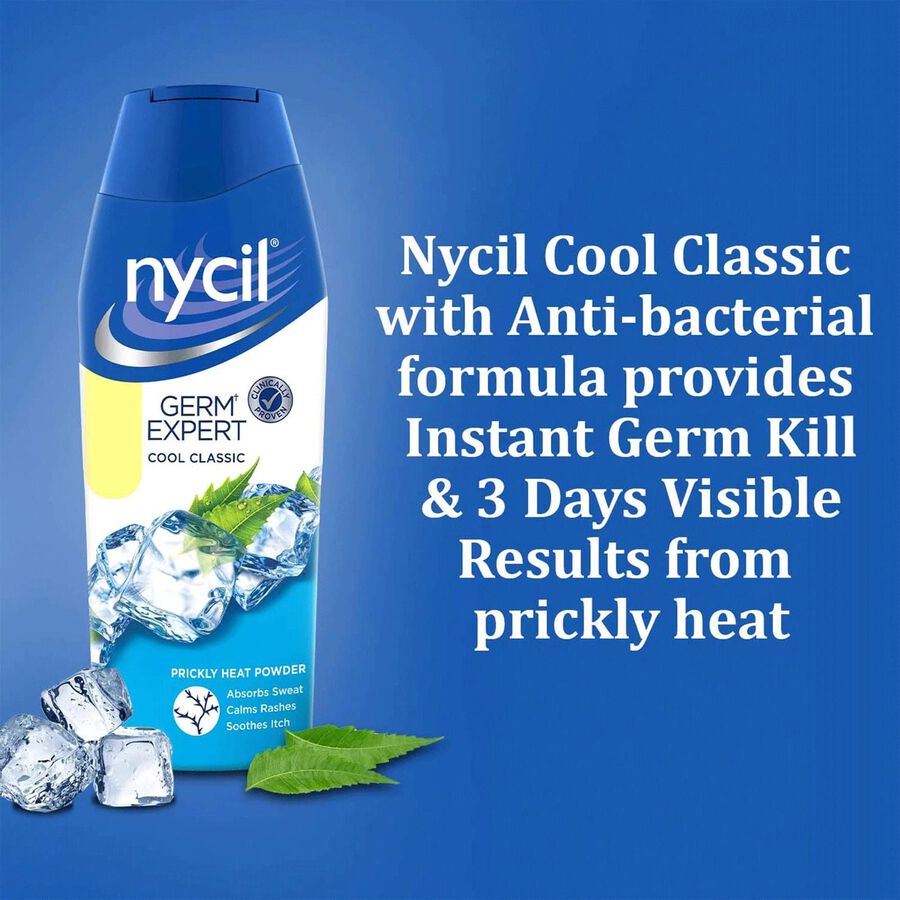 Germ Expert Cool Classic Talcum Powder, , large