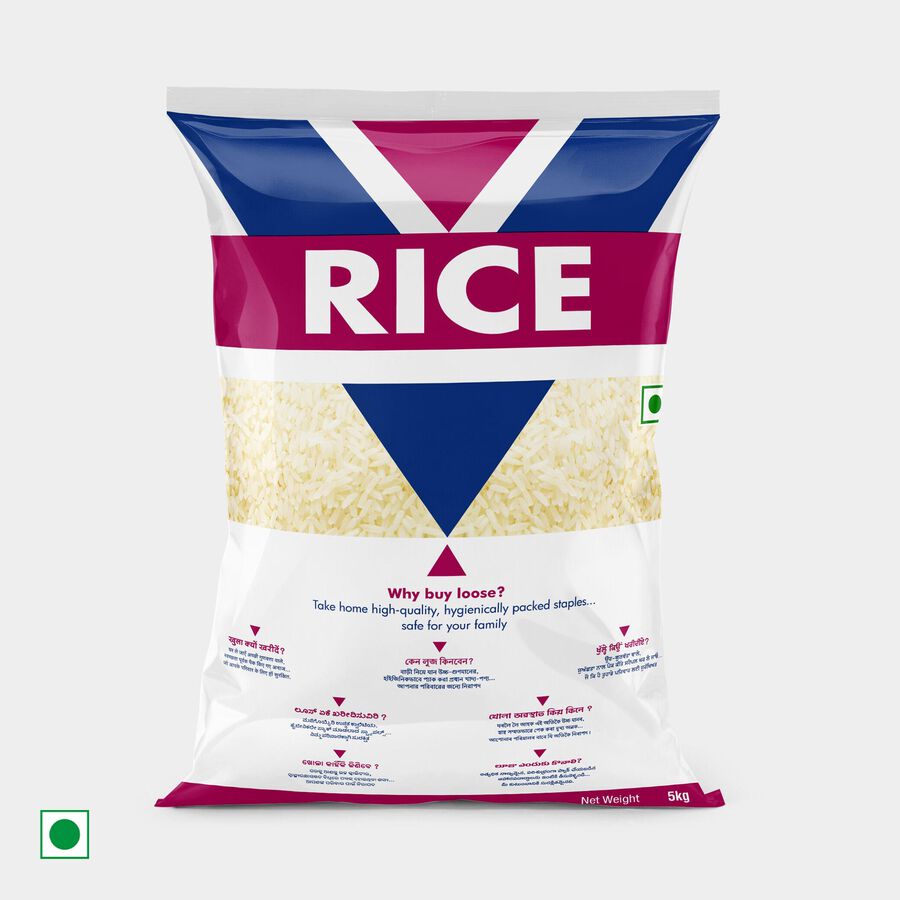 Mogra Sella Rice / Chawal, 5kg, 5 kg Pouch, large