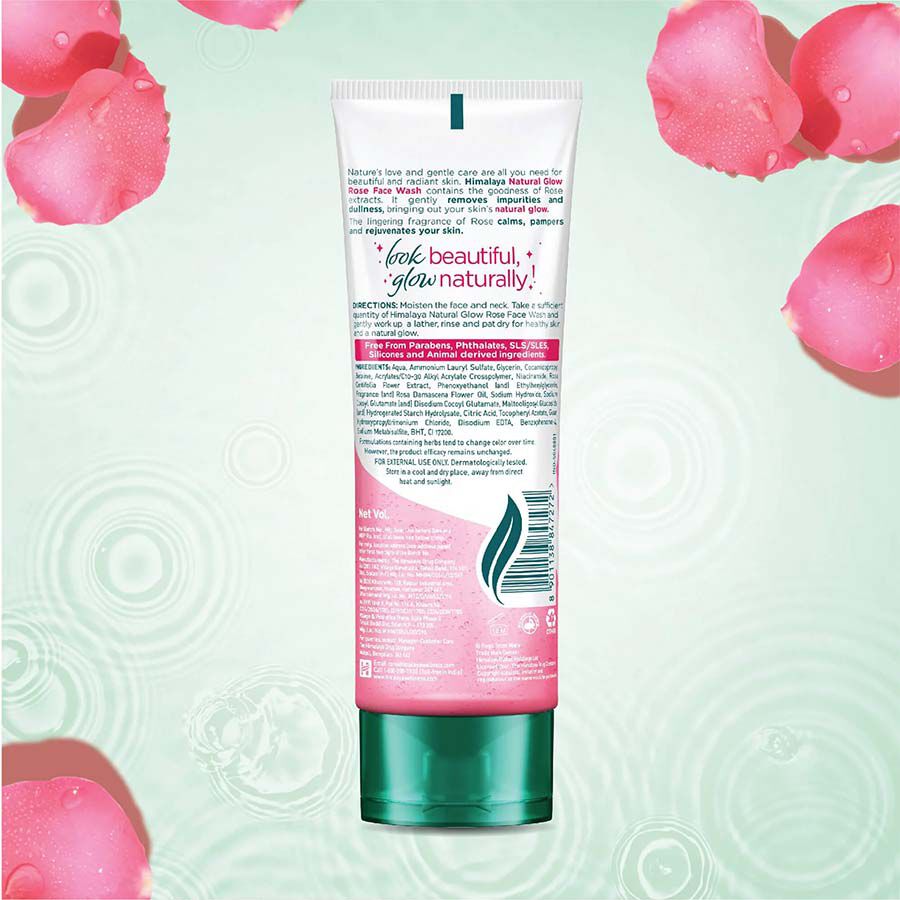 Natural Rose Glow Face Wash, , large image number null