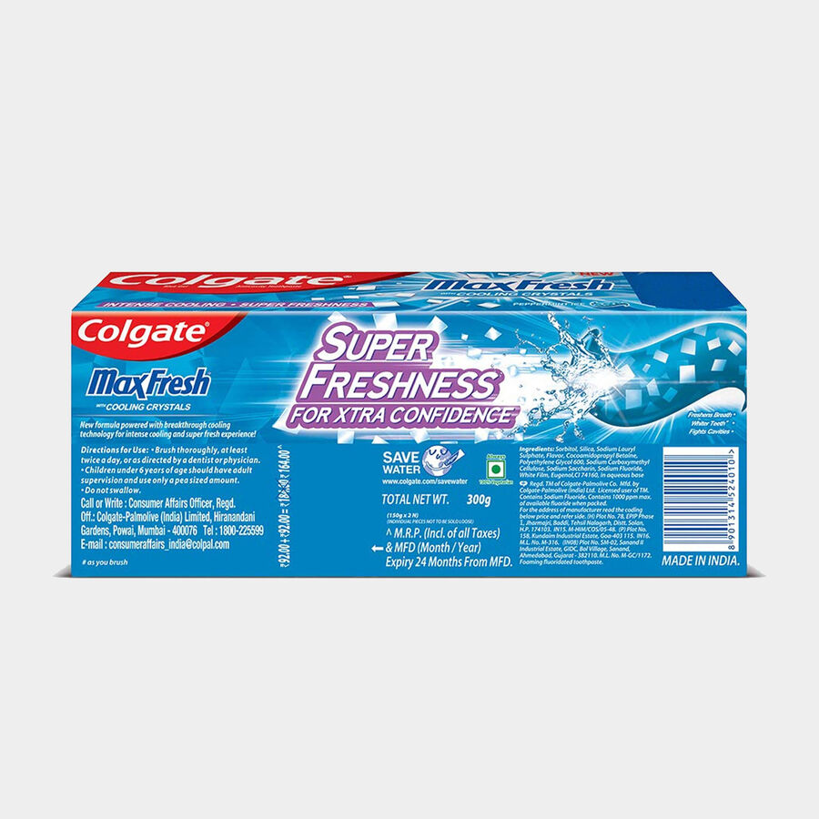 Max Fresh Blue Tooth Paste, , large image number null
