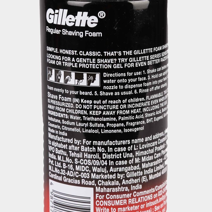 Regular Shaving Foam, , large image number null