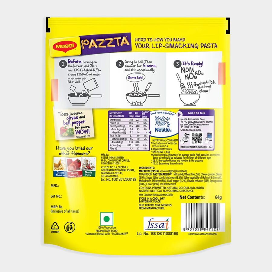 Maggi Pazzta Mushroom Penne, , large image number null