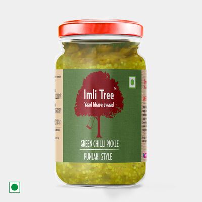 Green Chilli Pickle Mustard Oil