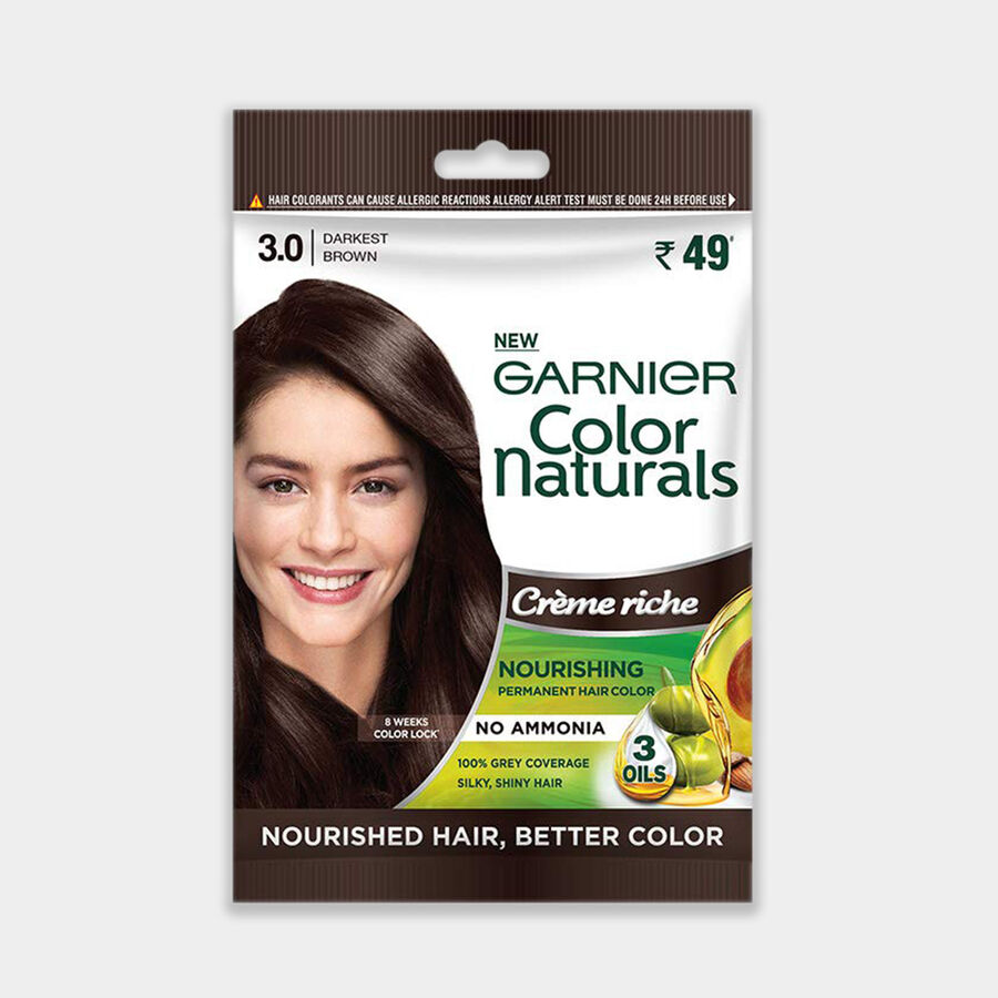 Darkest Brown Hair Colour Shade 3, , large image number null