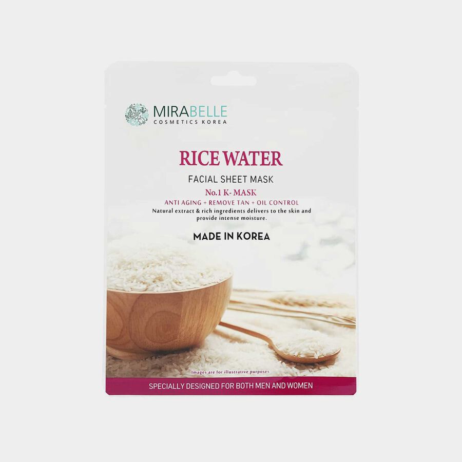 Rice Water Facial Sheet Mask, , large image number null