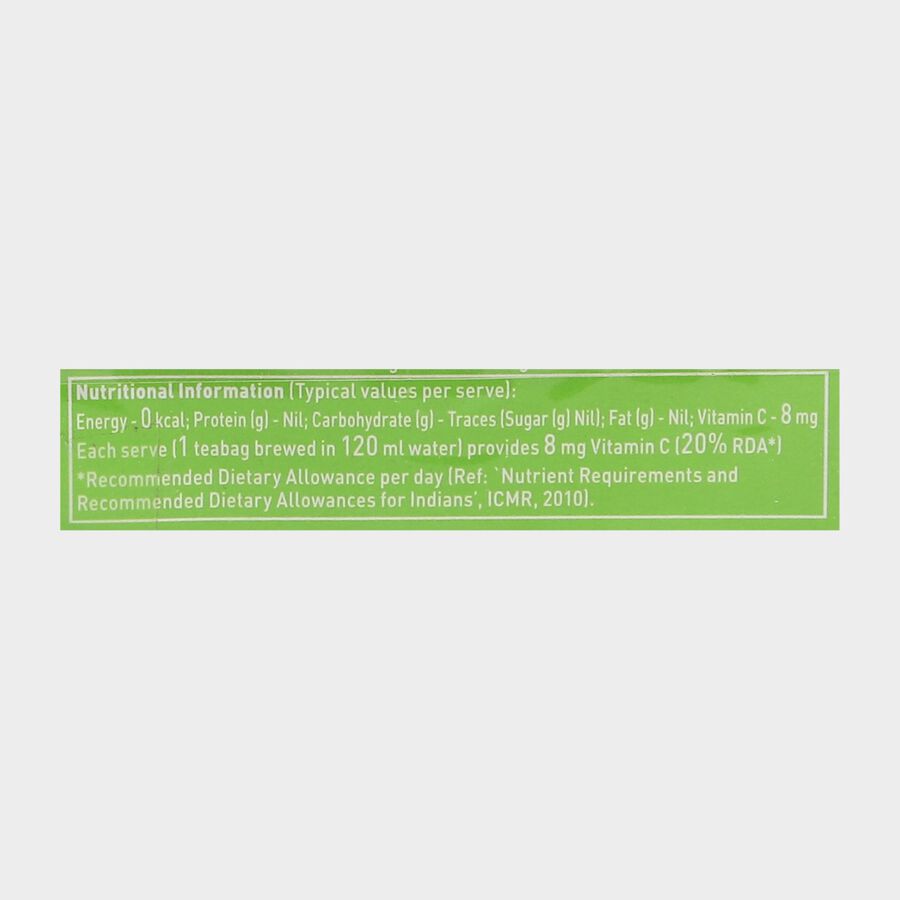 Lemon Honey Green Tea Bag, , large image number null