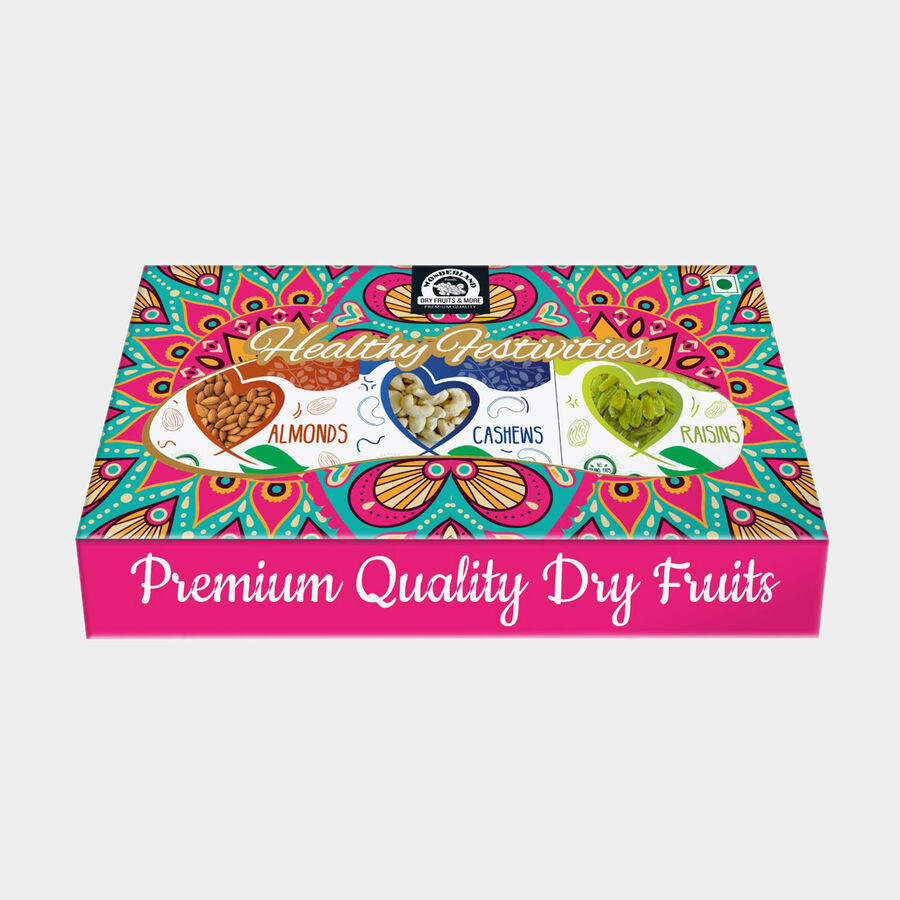 Dry Fruit Gift Box - Almond, Cashew , Raisin, , large image number null