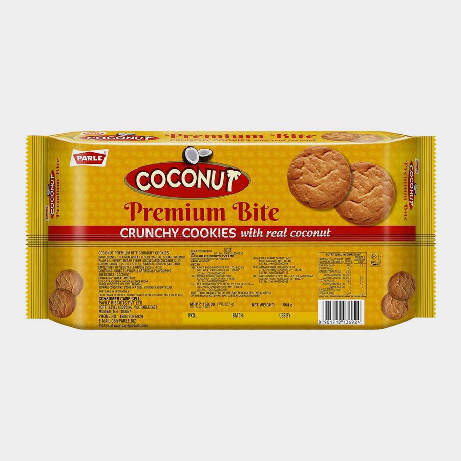Coconut Premium Bite Crunchy Cookies, , large