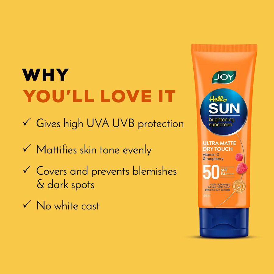 Hello Sun Ultra Matte Sunscreen SPF 50, , large image number null