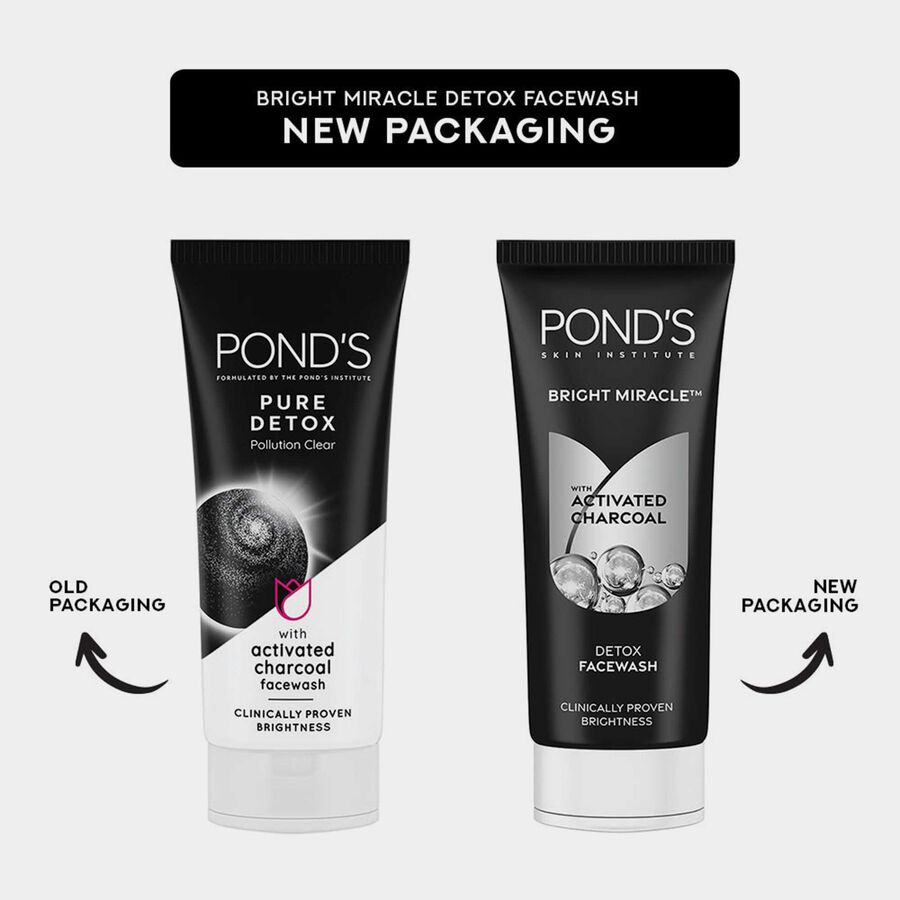 Pure Detox Anti-Pollution Purity Face Wash With Activated Charcoal, , large