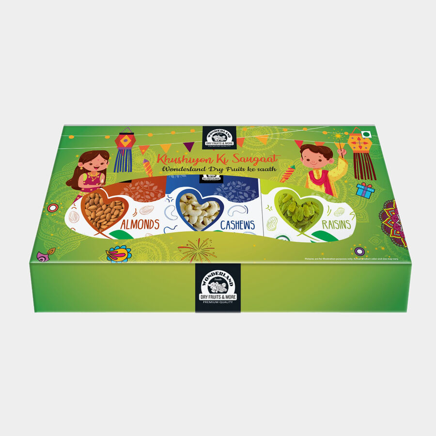 Dry Fruit Gift Box - Almond , Cashew, Raisin, , large image number null