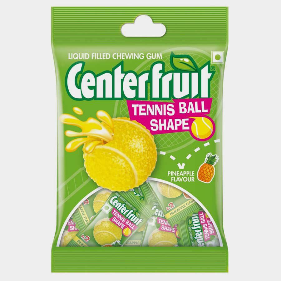 Center Fruit Tennis Ball Candy, , large image number null