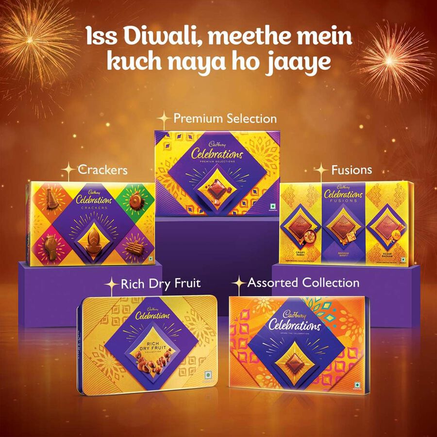 Celebrations Choco Mithai Squares, , large