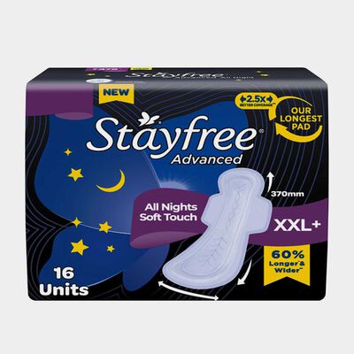 All Night Sanitary Pads (XXL+, 16 Pads)