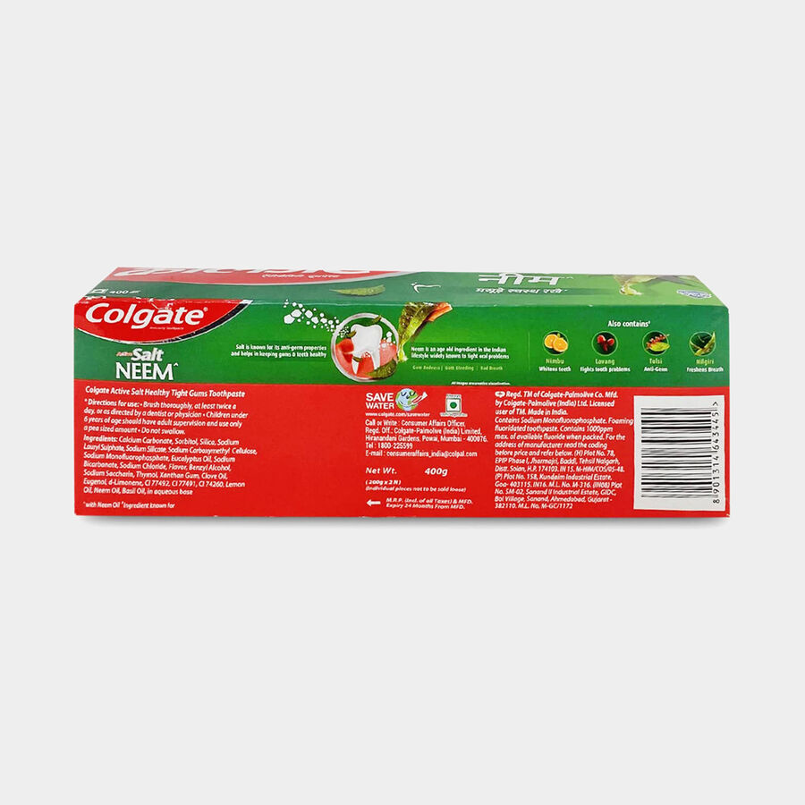 Active Salt Neem Toothpaste , , large image number null