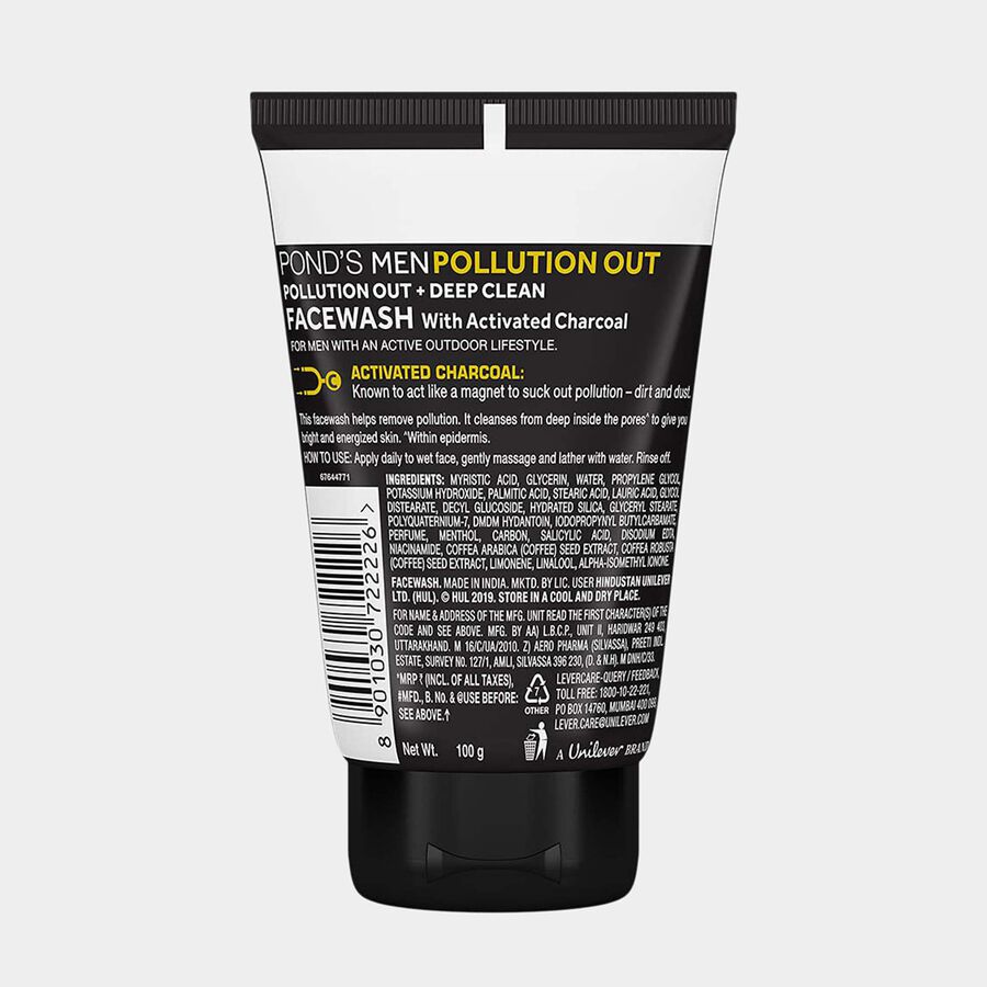 Men Pollution Out Face Wash, , large image number null