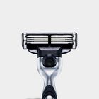Men Mach 3 Manual Shaving Razor, , small