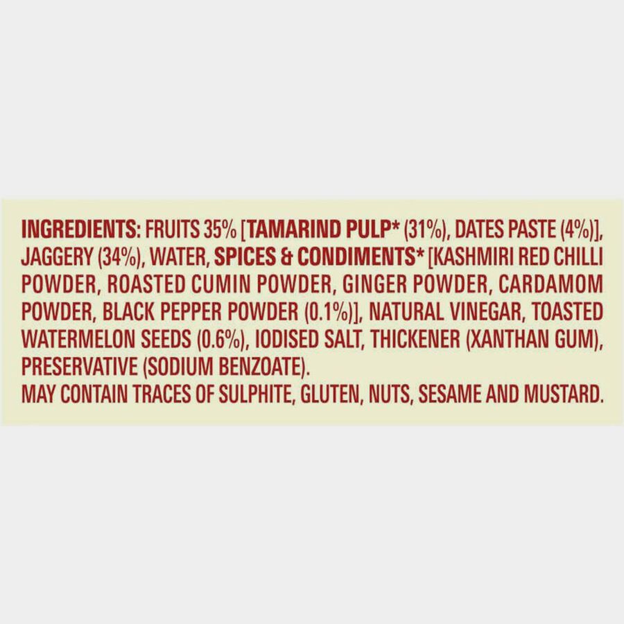 Khatti Meethi Imli Khajoor Chutney, 200 g, large