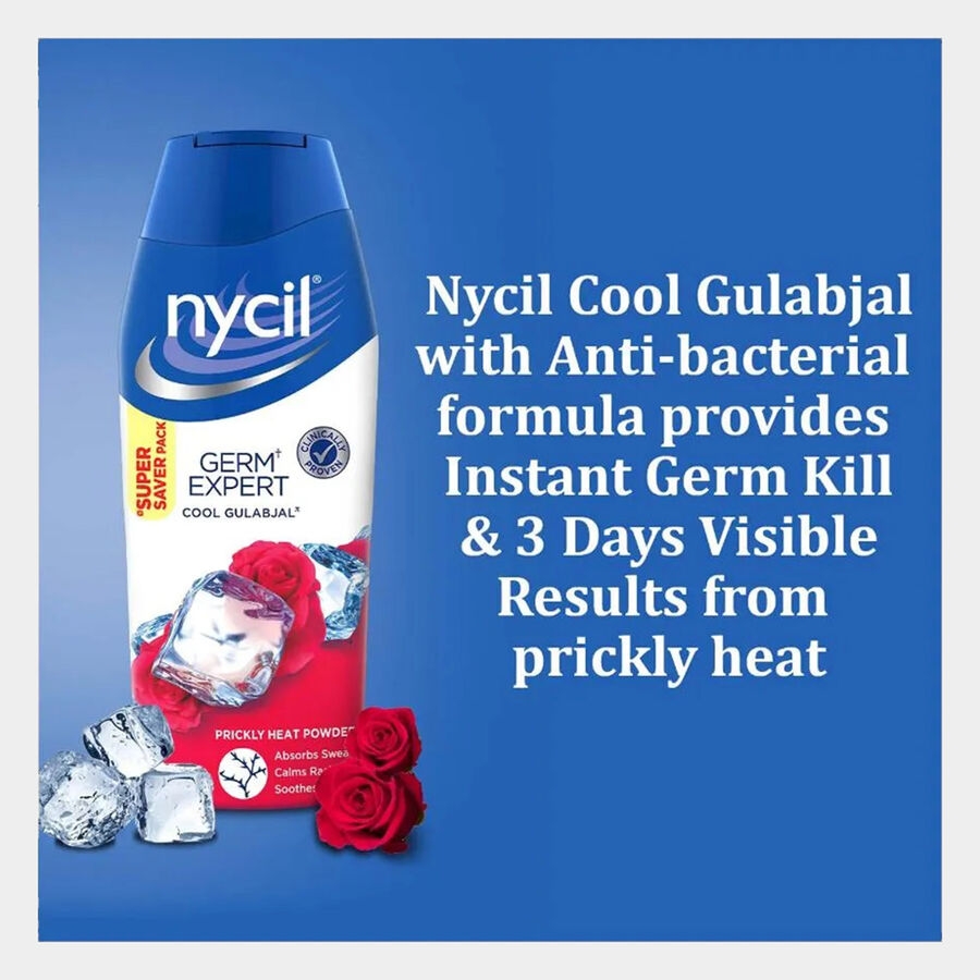 टैल्कम पाउडर - गुलाब जल, , large image number null