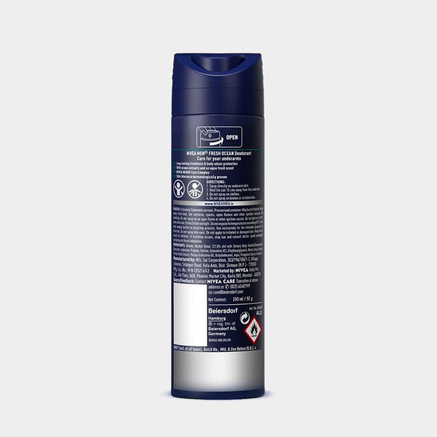 Fresh Ocean Deodorant For Men, , large image number null