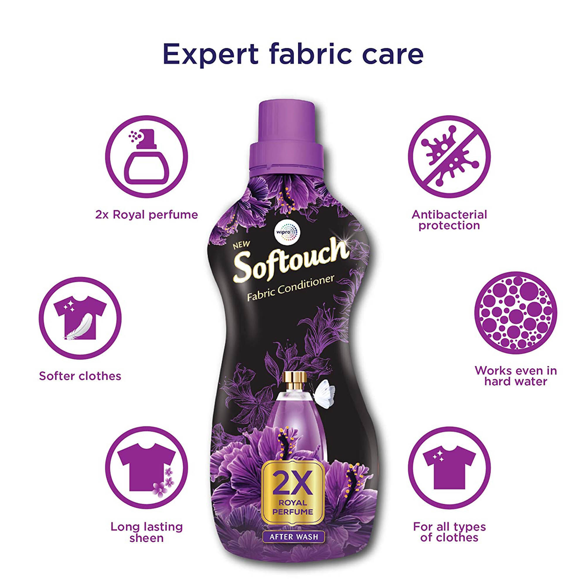 fluff wear スカート 2-3y PLUM CONFETTI スケポン Soft Touch 2X Royal Perfume Fabric Conditioner | Vishal Mega Mart