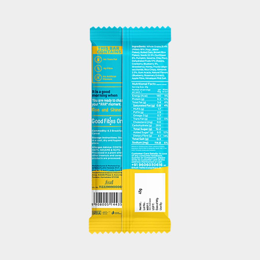 Blueberry Pie Protein Bar, , large