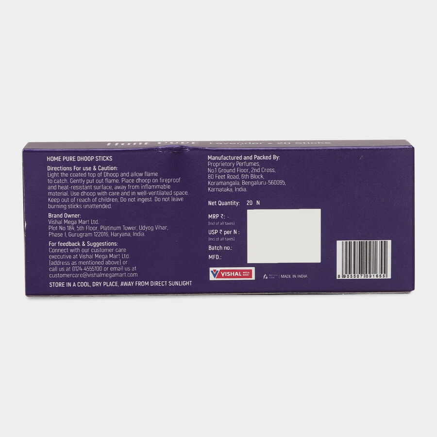 Dhoop Stick Lavender, 20 Pcs, large