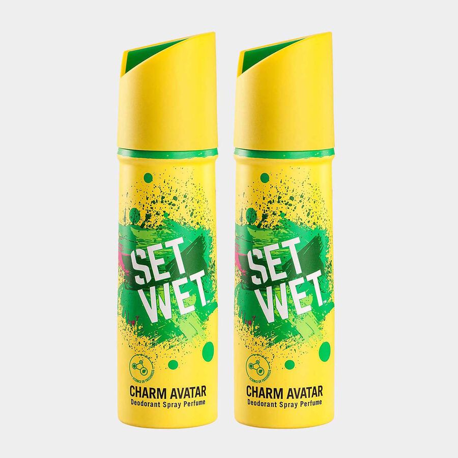Set Wet Charm Body Spray, 150 ml X 2, large
