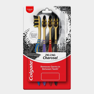 Soft Zig Zag Charcoal Tooth Brush