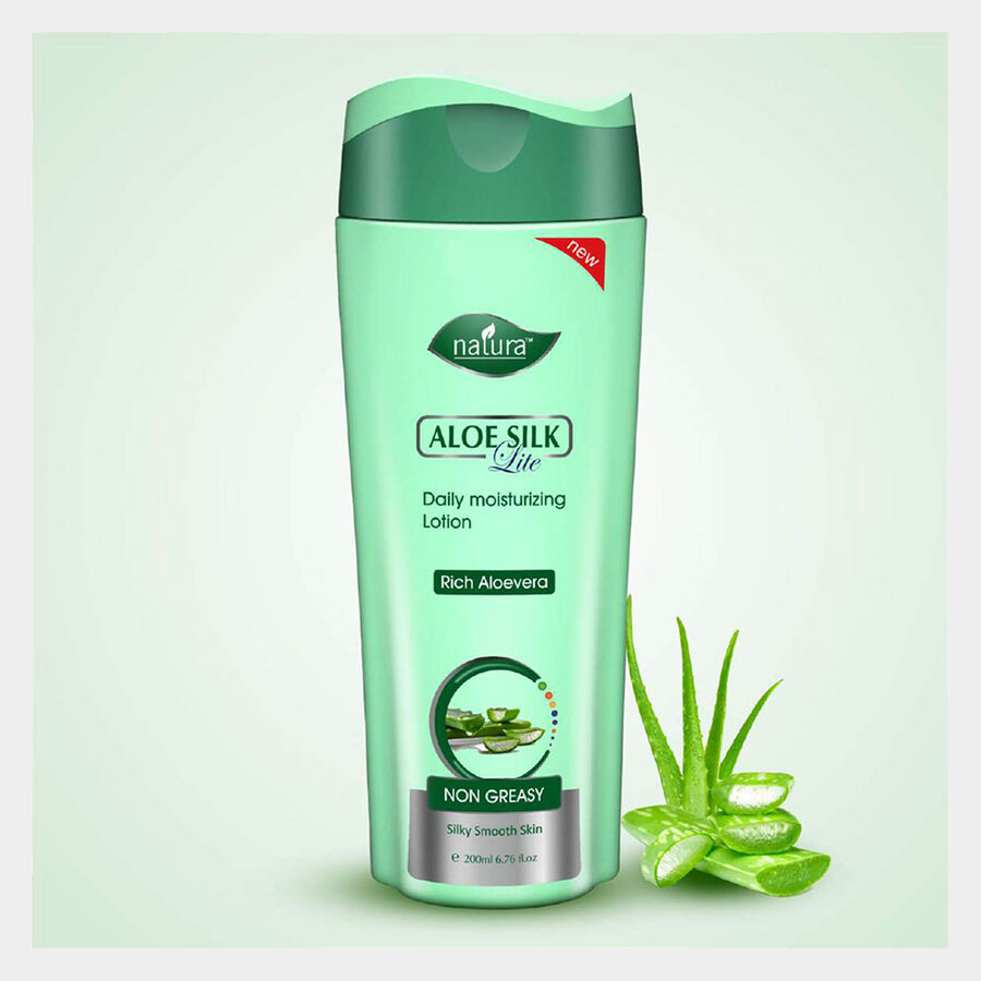 Aloe Silk Light Nourishing Body Lotion, , large image number null