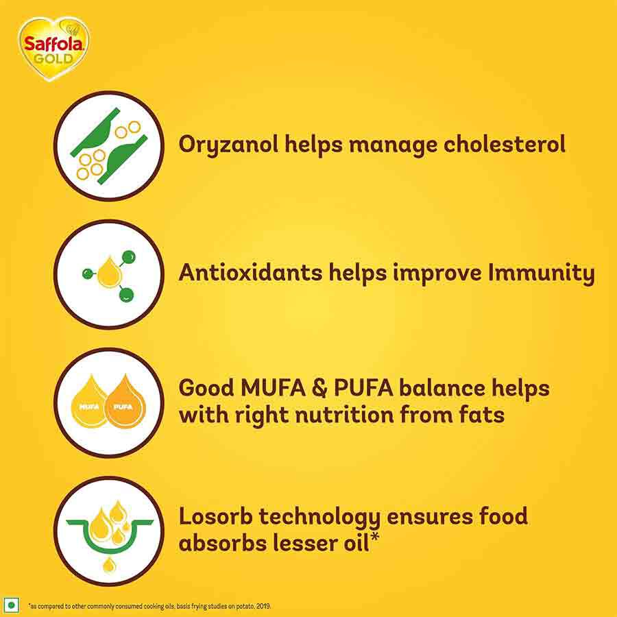 Saffola Gold Oil, , large image number null