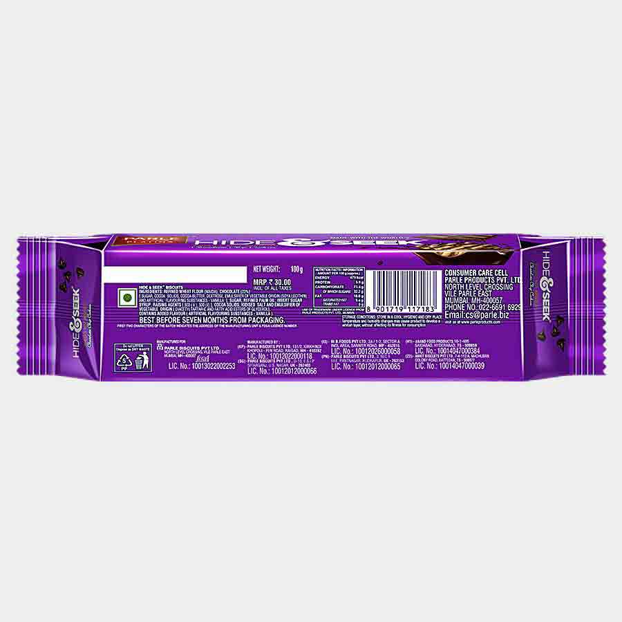 Hide & Seek Choco Chip Biscuits, , large image number null