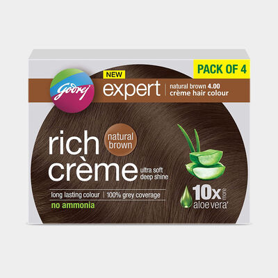 Hair Color Cream - Natural Brown