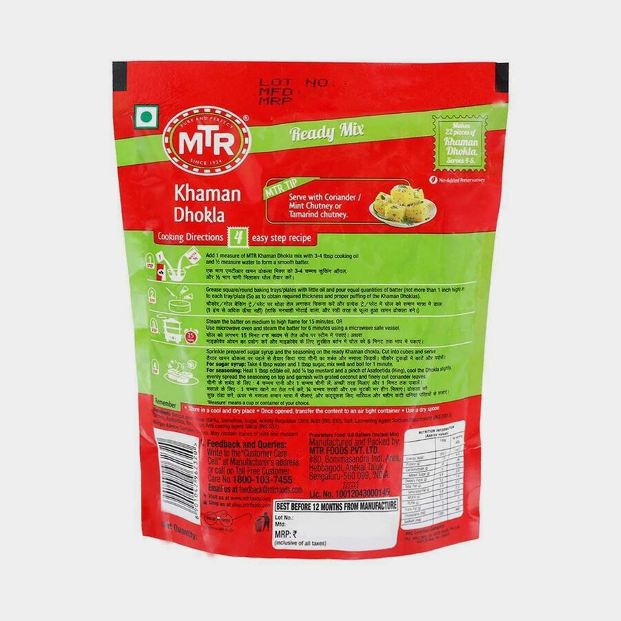 Instant Khaman Dhokla Mix, , large image number null
