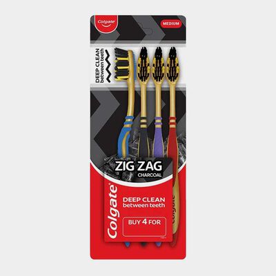 Charcoal Medium Tooth Brush