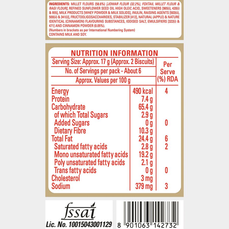 NutriChoice Millets Cookies, , large