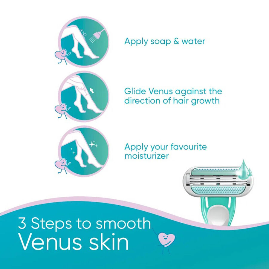 Skin Love Disposable Shaving Razor, , large image number null
