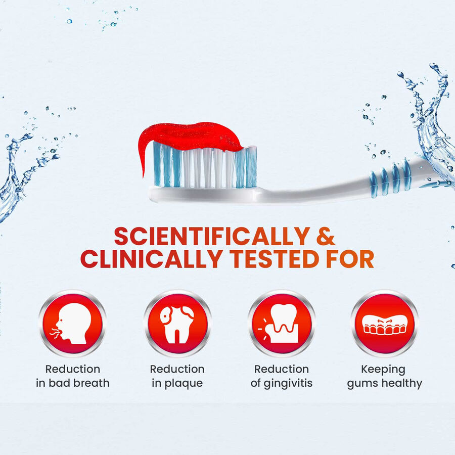 Red Gel Tooth Paste, , large image number null