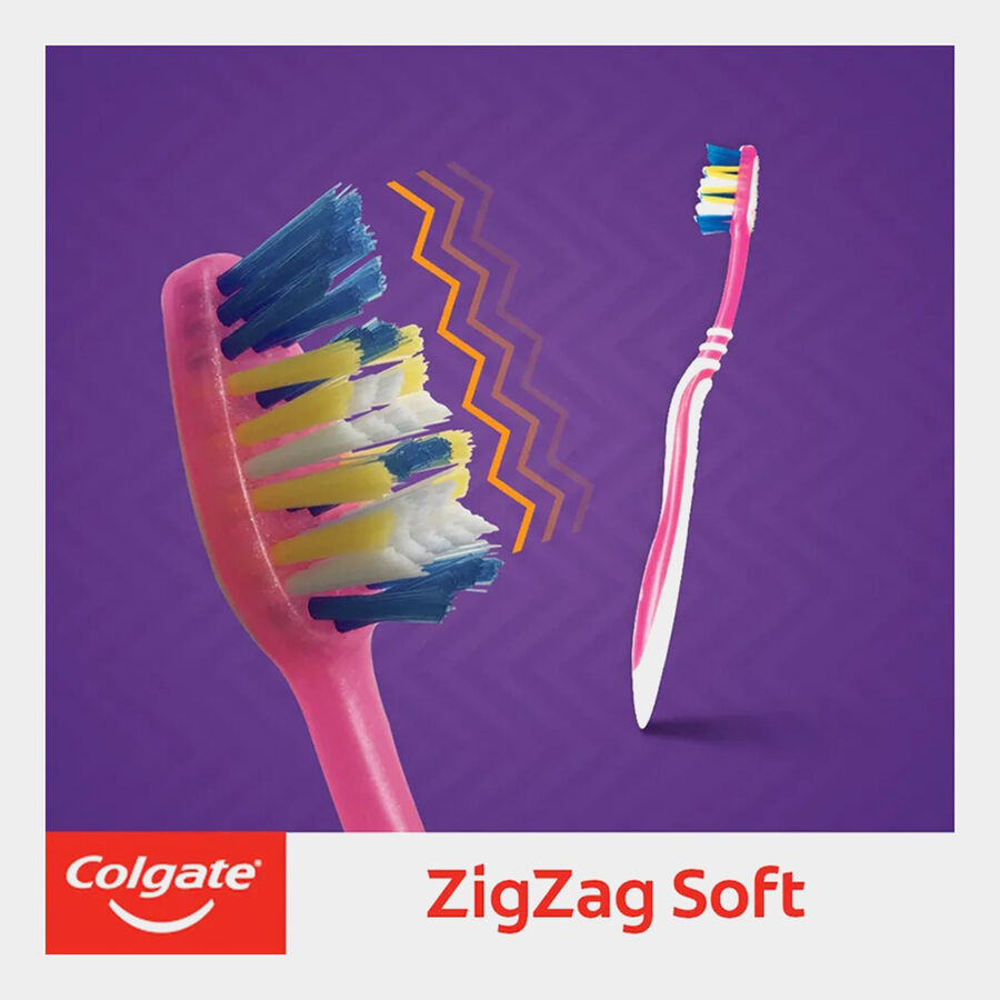 Zig Zag Soft Tooth Brush, , large image number null