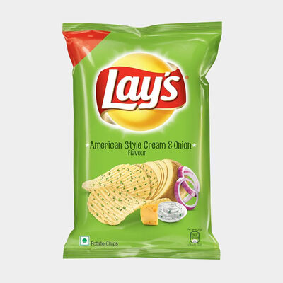 American Style Cream & Onion Potato Chips
