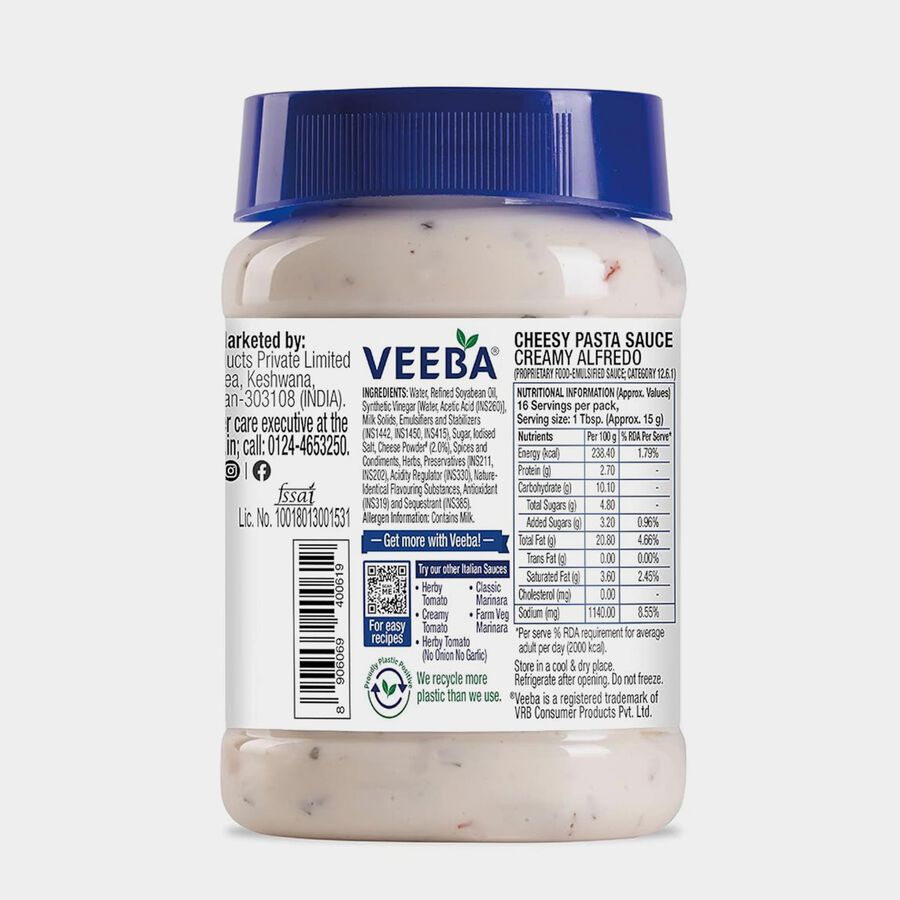 Pasta Sauce Creamy Alfredo, , large image number null