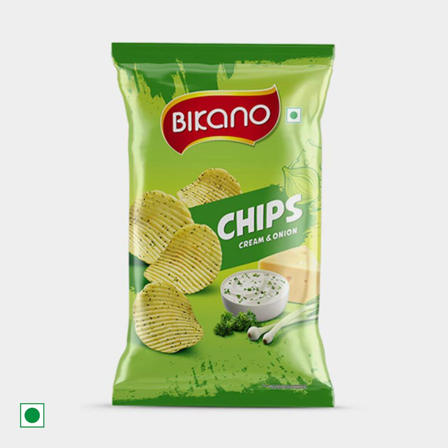 Cream & Onion Chips, , large