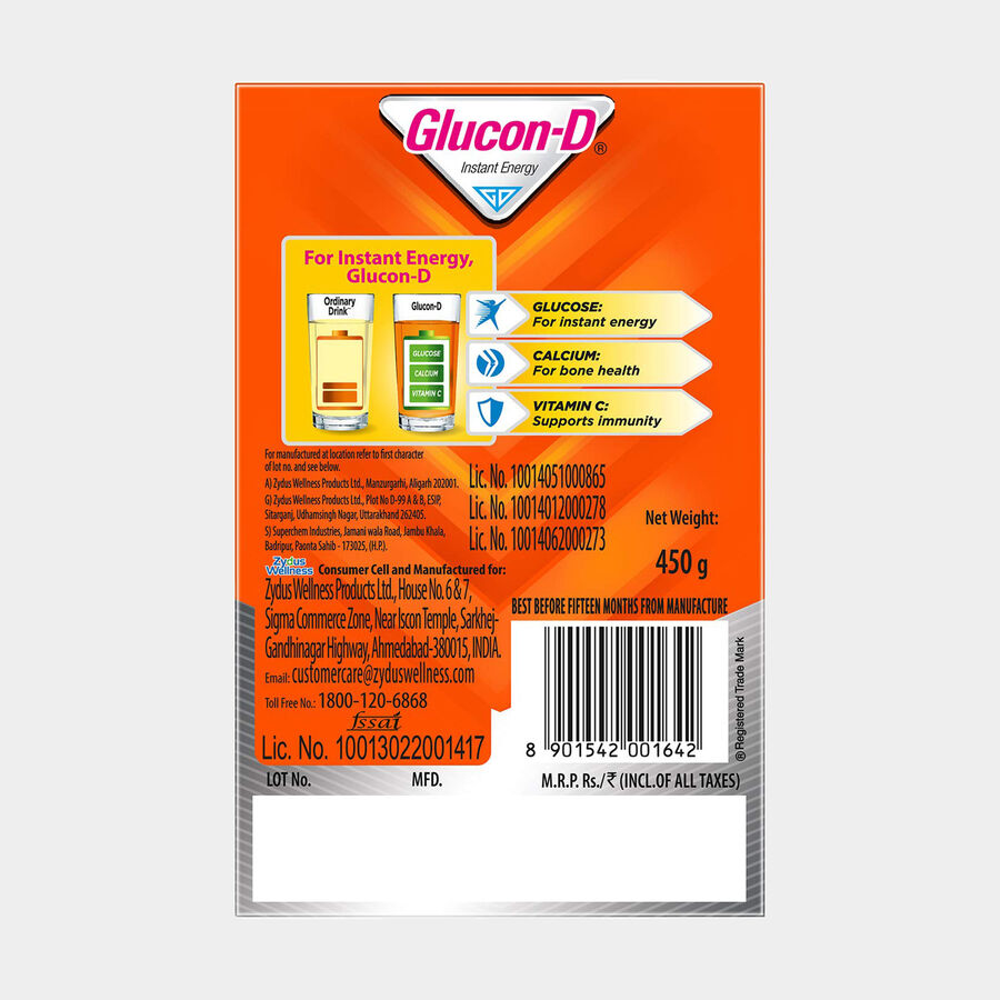 Instant Energy Drink Mix - Tangy Orange, , large image number null