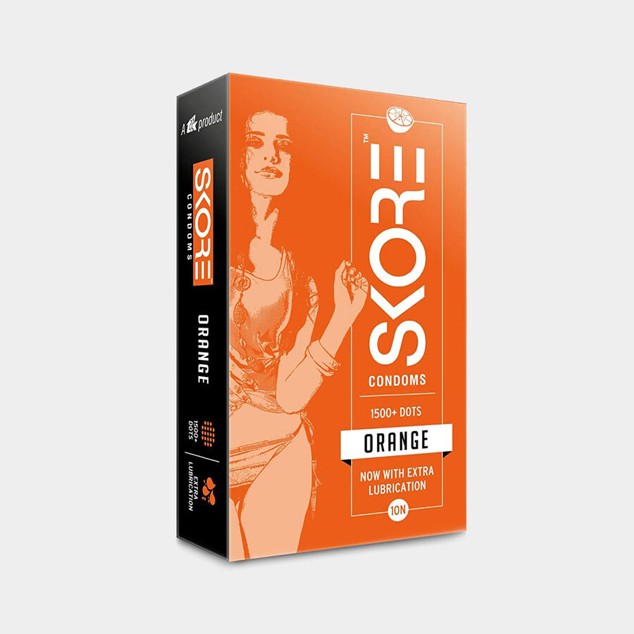 Skore Orange Condom, , large